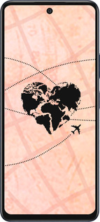 Силиконовый чехол Путешествуй для Infinix Hot 50 5G - 4607u-3795 изображение 