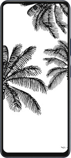 Силиконовый чехол Пальмы1 для Infinix Hot 50 5G - 4634u-3795 изображение 