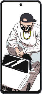 Силиконовый чехол Тачка для Infinix Hot 50 5G - 4663u-3795 изображение 