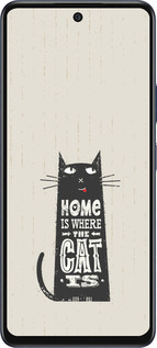 Силиконовый чехол Кот для Infinix Hot 50 5G - 4671u-3795 изображение 