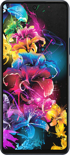 Силиконовый чехол Абстрактные цветы для Infinix Hot 50 5G - 511u-3795 изображение 