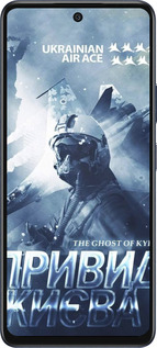 Силиконовый чехол Призрак Киева v2 для Infinix Hot 50 5G - 5229u-3795 изображение 