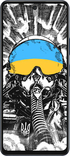 Силиконовый чехол Призрак Киева v3 для Infinix Hot 50 5G - 5307u-3795 изображение 