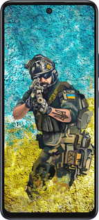 Силиконовый чехол Воин ЗСУ для Infinix Hot 50 5G - 5311u-3795 изображение 