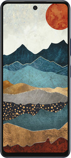 Силиконовый чехол Закат горы для Infinix Hot 50 5G - 5434u-3795 изображение 