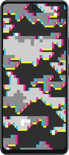 Силиконовый чехол Пиксельный камуфляж для Infinix Hot 50 5G - 5481u-3795 изображение 