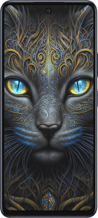 Силиконовый чехол Кошка для Infinix Hot 50 5G - 5548u-3795 изображение 