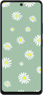 Силиконовый чехол Ромашки v4 для Infinix Hot 50 5G - 5603u-3795 изображение 