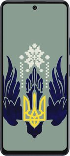 Силиконовый чехол Тризуб с крыльями для Infinix Hot 50 5G - 5640u-3795 изображение 