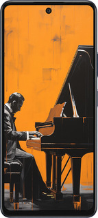 Силиконовый чехол Чехол для телефона Мужчина за Роялем для Infinix Hot 50 5G - 5938u-3795 изображение 