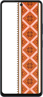 Силиконовый чехол Вышиванка 25 для Infinix Hot 50 5G - 593u-3795 изображение 