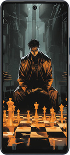 Силиконовый чехол Шахматы для Infinix Hot 50 5G - 5951u-3795 изображение 