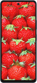 Силиконовый чехол Клубника для Infinix Hot 50 5G - 6020u-3795 изображение 