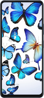 Силиконовый чехол Бабочки для Infinix Hot 50 5G - 6023u-3795 изображение 