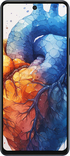 Силиконовый чехол Арт-сердце для Infinix Hot 50 5G - 6034u-3795 изображение 