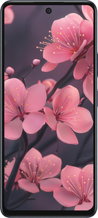 Силиконовый чехол Пурпурная сакура для Infinix Hot 50 5G - 6075u-3795 изображение 