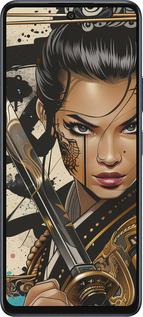 Силиконовый чехол Воительница ветров для Infinix Hot 50 5G - 6077u-3795 изображение 