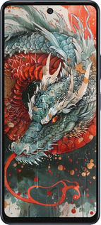 Силиконовый чехол Стихия огня для Infinix Hot 50 5G - 6101u-3795 изображение 