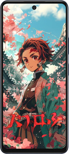 Силиконовый чехол Tanjiro Kamado для Infinix Hot 50 5G - 6132u-3795 изображение 