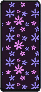 Силиконовый чехол с  цветами для Infinix Hot 50 5G - 6258u-3795 изображение 