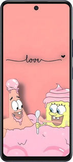 Силиконовый чехол Спанч Боб для Infinix Hot 50 5G - 6282u-3795 изображение 