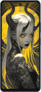 Силиконовый чехол Аниме демон 2 для Infinix Hot 50 5G - 6309u-3795 изображение 