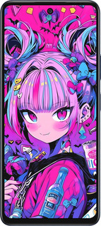 Силиконовый чехол Аниме милаха для Infinix Hot 50 5G - 6314u-3795 изображение 