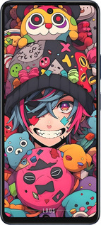 Силиконовый чехол Аниме парень для Infinix Hot 50 5G - 6317u-3795 изображение 
