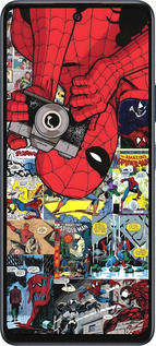 Силиконовый чехол Человек паук 2 для Infinix Hot 50 5G - 6333u-3795 изображение 