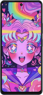 Силиконовый чехол Сейлор Мун 3 для Infinix Hot 50 5G - 6352u-3795 изображение 