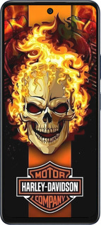 Силиконовый чехол Харлей девидсон для Infinix Hot 50 5G - 6370u-3795 изображение 