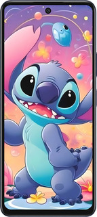 Силиконовый чехол Стич 2 для Infinix Hot 50 5G - 6371u-3795 изображение 