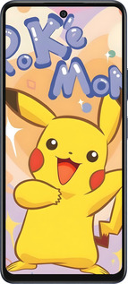 Силиконовый чехол Пикачу для Infinix Hot 50 5G - 6383u-3795 изображение 