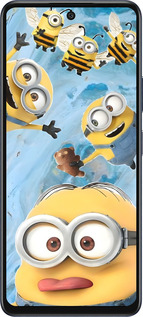 Силиконовый чехол Миньоны для Infinix Hot 50 5G - 6386u-3795 изображение 