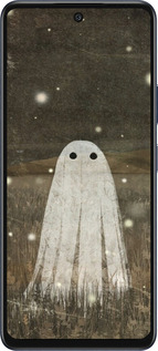 Силиконовый чехол Привидение и светлячки для Infinix Hot 50 5G - 6406u-3795 изображение 