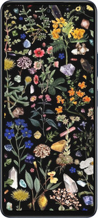 Силиконовый чехол С цветами для Infinix Hot 50 5G - 6422u-3795 изображение 