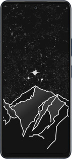 Силиконовый чехол Минималистический горный пейзаж для Infinix Hot 50 5G - 6438u-3795 изображение 