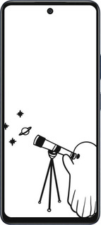 Силиконовый чехол Привидение астроном для Infinix Hot 50 5G - 6444u-3795 изображение 