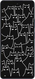 Силиконовый чехол С изображением кошек для Infinix Hot 50 5G - 6470u-3795 изображение 