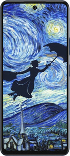 Силіконовий чехол Із зображенням Мері Поппінс «Зоряна ніч» для Infinix Hot 50 5G - 6487u-3795 изображение 