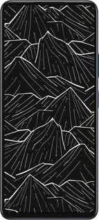 Силиконовый чехол С изображением Темных гор для Infinix Hot 50 5G - 6489u-3795 изображение 