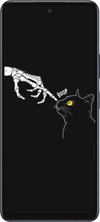 Силиконовый чехол Кошка для Infinix Hot 50 5G - 6505u-3795 изображение 