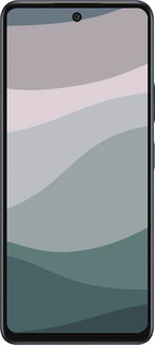 Силиконовый чехол С фиолетовым и бирюзовым ретро-стилем и волнами для Infinix Hot 50 5G - 6533u-3795 изображение 