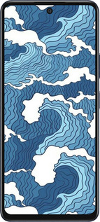 Силиконовый чехол Абстрактный рисунок морских волн для Infinix Hot 50 5G - 6538u-3795 изображение 