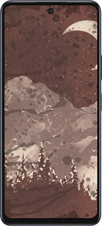 Силиконовый чехол С изображением лунного пейзажа в ночном лесу для Infinix Hot 50 5G - 6546u-3795 изображение 