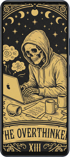 Силіконовий чехол The Overthinker для Infinix Hot 50 5G - 6774u-3795 изображение 