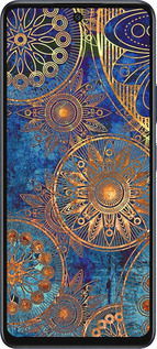 Силиконовый чехол Золотой узор для Infinix Hot 50 5G - 678u-3795 изображение 