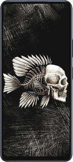 Силиконовый чехол Рыбо-человек для Infinix Hot 50 5G - 683u-3795 изображение 