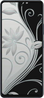Силиконовый чехол Цветы на чёрно-белом фоне для Infinix Hot 50 5G - 840u-3795 изображение 