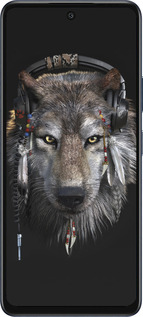 Силиконовый чехол Волк-меломан для Infinix Hot 50 5G - 875u-3795 изображение 